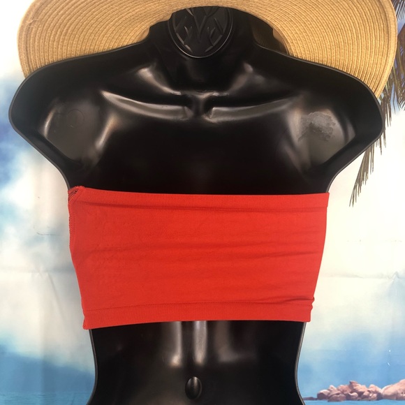 FREE PEOPLE SEAMLESS LACE BANDEAU BRA. - Picture 3 of 4